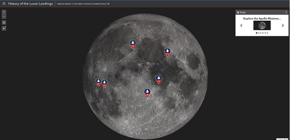 Historia lądowań na Księżycu: wizualizacje poszczególnych misji Apollo