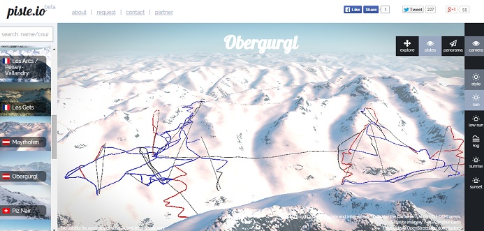 Piste.io - mapy 3D dla narciarzy