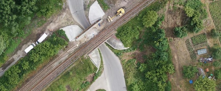 Inwentaryzacja 930 kilometrów linii kolejowej wykonanej dronami w czasie 10 tygodni (fot. DBS s.c.)