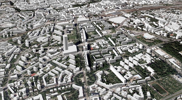 W serwisie geoportal.gov.pl zostały opublikowane brakujące modele „Budynków 3D” w standardzie LoD1