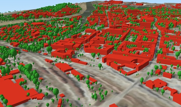 GUGiK udostępnia modele 3D drzew dla Warszawy
