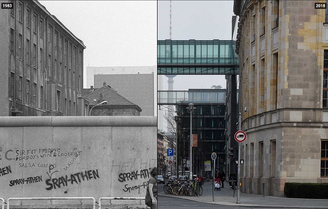 Mur berliński - teraz i kiedyś