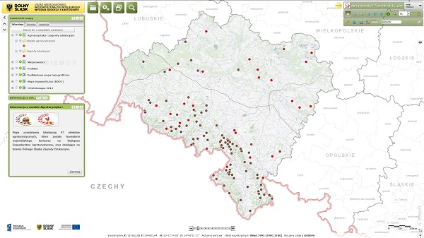 Na Geoportalu Dolny Śląsk dostępny jest nowy moduł mapowy „Agroturystyka i Zagrody edukacyjne”