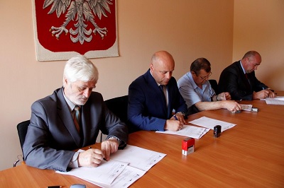 Powiat Niżański podpisał umowę udziału w Podkarpackim Systemie Informacji Przestrzennej (fot. Powiat Niżiański)
