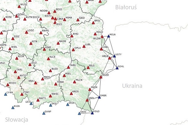 Współpraca w zakresie wzajemnej wymiany danych GNSS pomiędzy Polską i Ukrainą