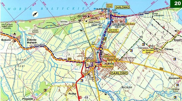 Wybrzeże Bałtyku. Atlas rowerowy - Wydawnictwo Kartograficzne Eko-Graf