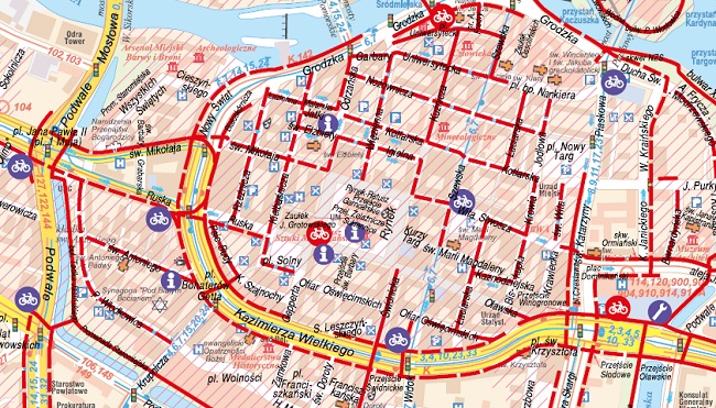 Jest już najnowsza wersja rowerowej mapy Wrocławia
