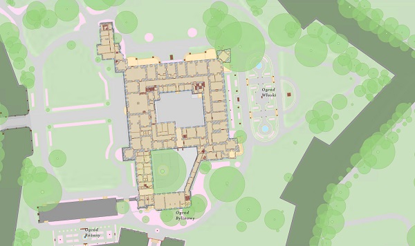 Geoportal dla Muzeum Zamek w Łańcucie