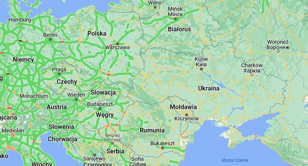 Nie zobaczymy już korków na Ukrainie. Funkcja Map Google wyłączona