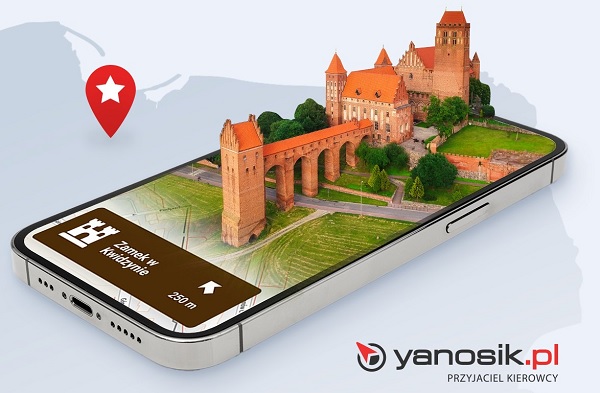 Atrakcje turystyczne w aplikacji Yanosik
