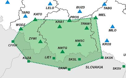Czterosystemowe usługi systemu ASG-EUPOS na terenie woj. małopolskiego