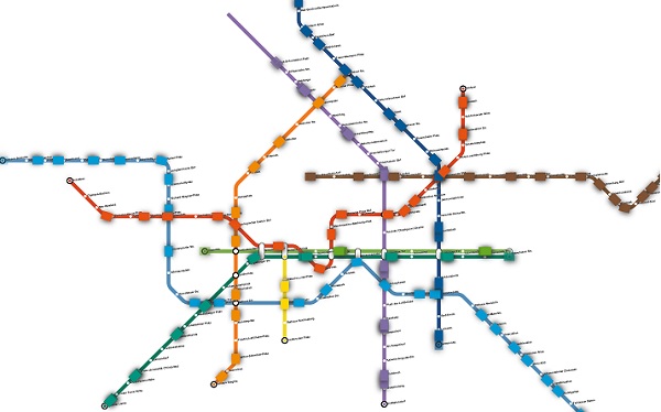 Schemat berlińskiego metra na ciekawej wizualizacji