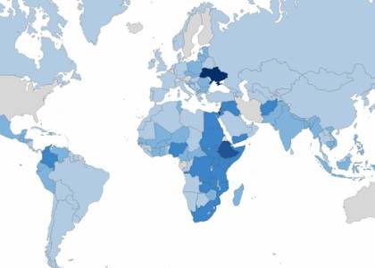 Mapa pomocy zagranicznej Stanów Zjednoczonych. Jakie kraje dostają najwięcej pieniędzy od USA?