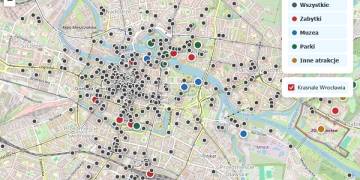 Interaktywna mapa wrocławskich krasnali